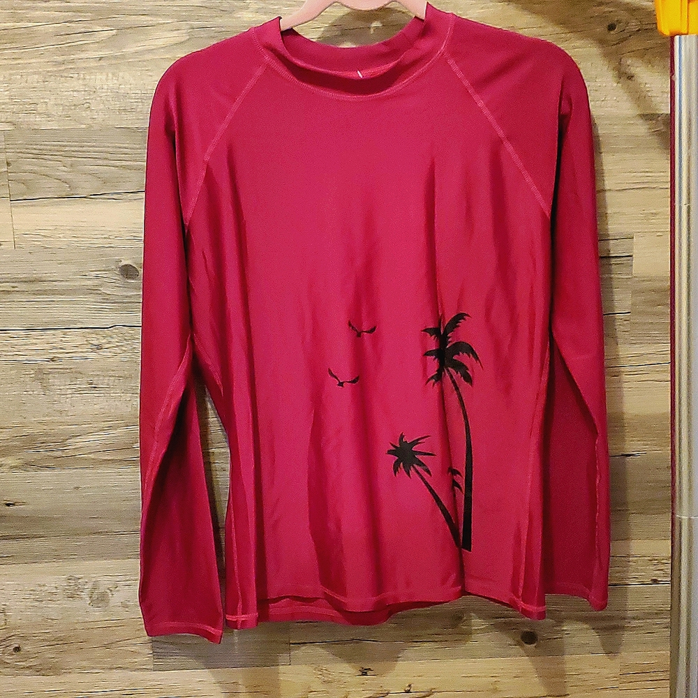 Fashion world swim long sleeve top